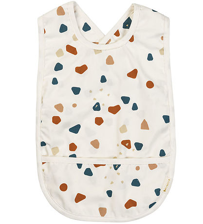 Fabelab Bib - Long - Natural/Terazzo