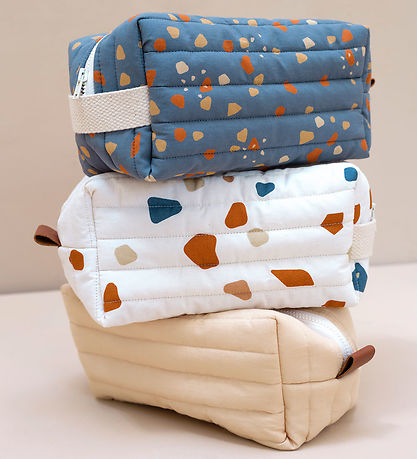 Fabelab Toiletry Bag - Quilted - Blue Spruce/Cobblestone
