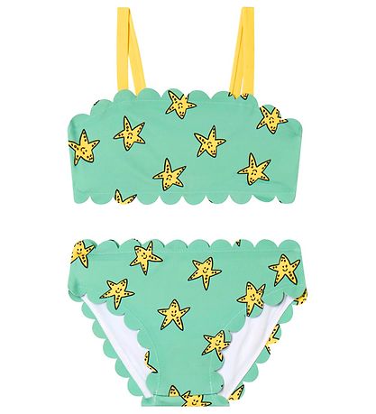Stella McCartney Kids Bikini - UV50+ - Green w. Starfish Stella McCartney Kids Bikini - UV50+ - Green w. Starfish