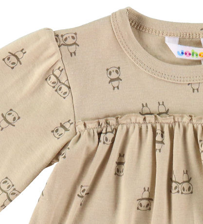 Joha Dress - Beige w. Panda Joha Dress - Beige w. Panda