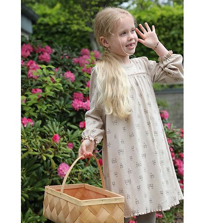 Joha Dress - Beige w. Panda Joha Dress - Beige w. Panda