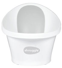 Shnuggle Badewanne - Baby - Weiß m. Grau Shnuggle Badewanne - Baby - Weiß m. Grau