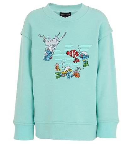 Emporio Armani Sweatshirt - Sabbia Antigua m. Schlümpfe