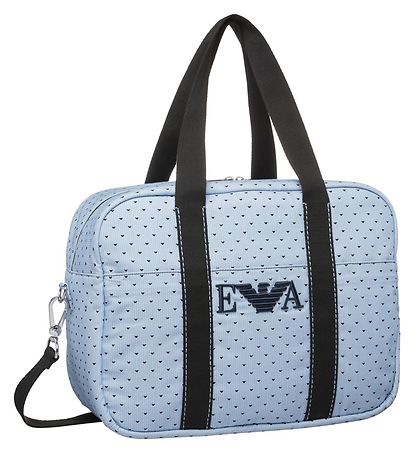 Emporio Armani 기저귀 가방 - 하늘색/네이비 포함 로고