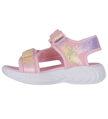 Skechers Sandalen m. Lichten - Unicorn Dromen - Light Pink Multi