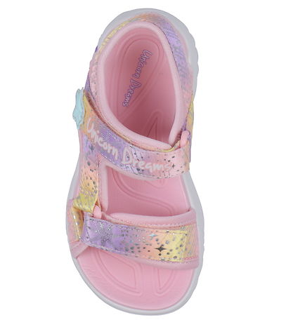 Skechers Sandalen m. Lichten - Unicorn Dromen - Light Pink Multi