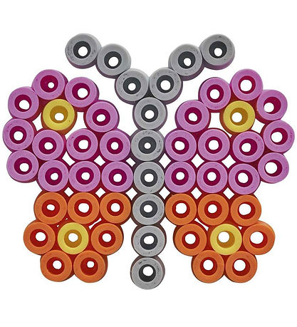 Perles Hama Maxi - 3000 pces + 4 Assiettes - Multicolore Perles Hama Maxi - 3000 pces + 4 Assiettes - Multicolore