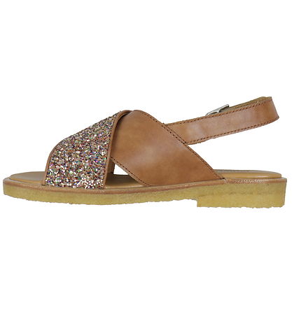 Angulus Sandals - Tan/Multi Glitter