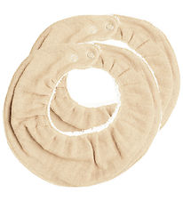 Fabelab Slabbetjes - Ruffle - 2-pack - Wheat Fabelab Slabbetjes - Ruffle - 2-pack - Wheat