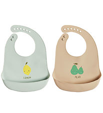 Bavoirs OYOY - Silicone - 2 pces - Yummy+ - Menthe/Camel Bavoirs OYOY - Silicone - 2 pces - Yummy+ - Menthe/Camel