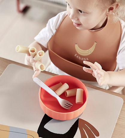 OYOY Bibs - Silicone - 2 pcs - Yummy+ - Caramel/Butter