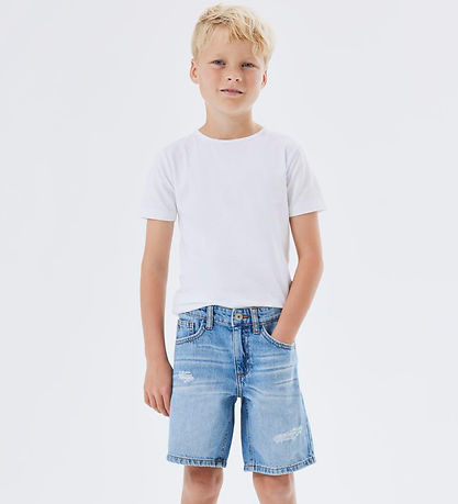 Name It Shorts - Noos - NkmSilas - Medium+ Blue Denim Name It Shorts - Noos - NkmSilas - Medium+ Blue Denim