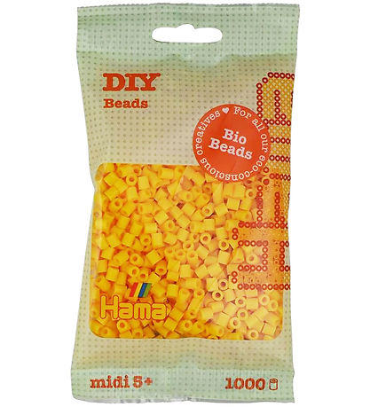 Hama Bio Midi Beads - 1000 pcs - 03 Yellow