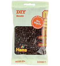 Hama Bio Midi Beads - 1000 pcs - 12 Brown Hama Bio Midi Beads - 1000 pcs - 12 Brown