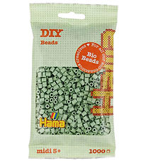 Hama Bio Midi Beads - 1000 pcs - 101 Eucalyptus Hama Bio Midi Beads - 1000 pcs - 101 Eucalyptus