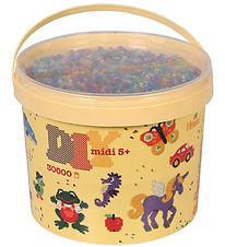 Hama Midi Beads - 30,000 pcs - 54 Glitter Mix Hama Midi Beads - 30,000 pcs - 54 Glitter Mix
