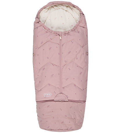 Voksi Footmuff - Sky Light - 88/113 cm - Soft Grape Heather Voksi Footmuff - Sky Light - 88/113 cm - Soft Grape Heather