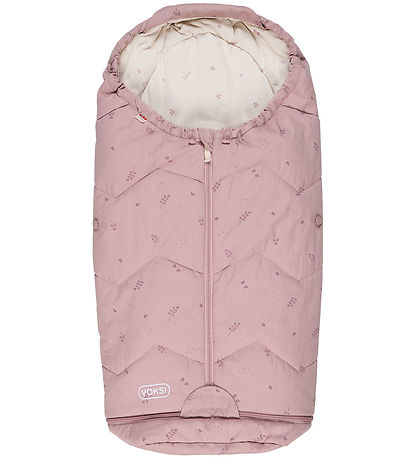 Voksi Footmuff - Sky Light - 88/113 cm - Soft Grape Heather Voksi Footmuff - Sky Light - 88/113 cm - Soft Grape Heather