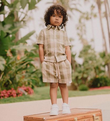 Les Deux Shorts - Handle - Olive Night/Light Desert Sand