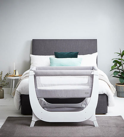 Shnuggle Crib - Air - Bedside Crib - 95x56 cm - Dove Grey Shnuggle Crib - Air - Bedside Crib - 95x56 cm - Dove Grey