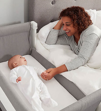 Shnuggle Crib - Air - Bedside Crib - 95x56 cm - Dove Grey Shnuggle Crib - Air - Bedside Crib - 95x56 cm - Dove Grey