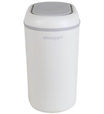 Shnuggle Diaper bin - Eco Touch - White/Grey Shnuggle Diaper bin - Eco Touch - White/Grey