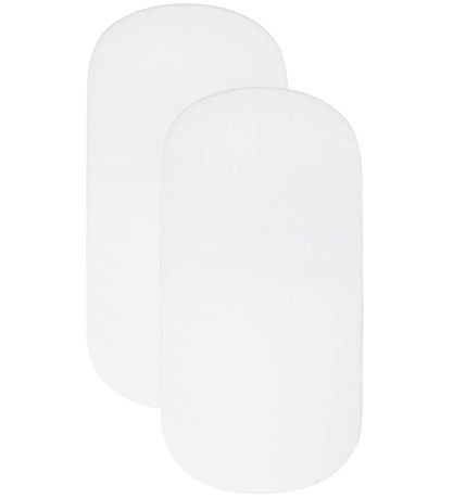 Shnuggle Stretchlaken - 2er-Pack - 120x60 cm - Luftbett - Weiß