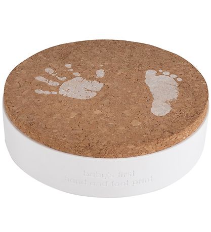 BAMBAM Plaster set - Hand/Foot - White/Cork