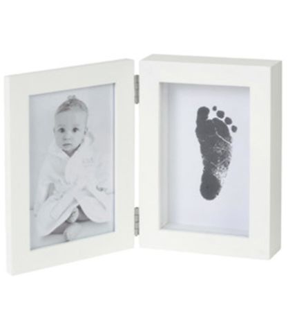 Cadre Photo av. Empreinte de pas/de main BAMBAM - Blanc Cadre Photo av. Empreinte de pas/de main BAMBAM - Blanc