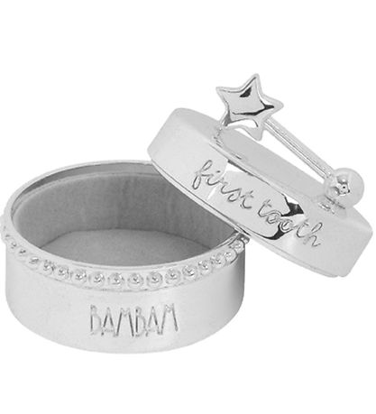 BAMBAM Tannkassi - 4 cm - Blettótt silfur
