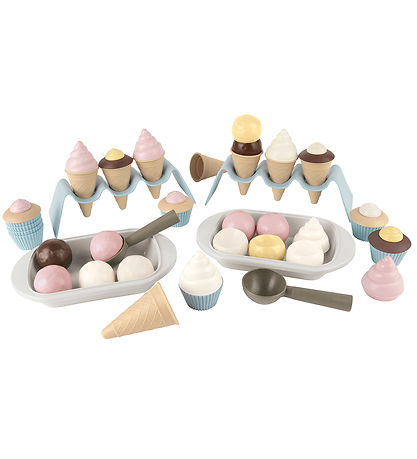 Dantoy BIO Plastic CupCake og Ís-Sett - 54 Partar Dantoy BIO Plastic CupCake og Ís-Sett - 54 Partar