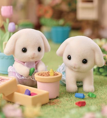Sylvanian Families - Flora Rabbit Twins - 5737 Sylvanian Families - Flora Rabbit Twins - 5737