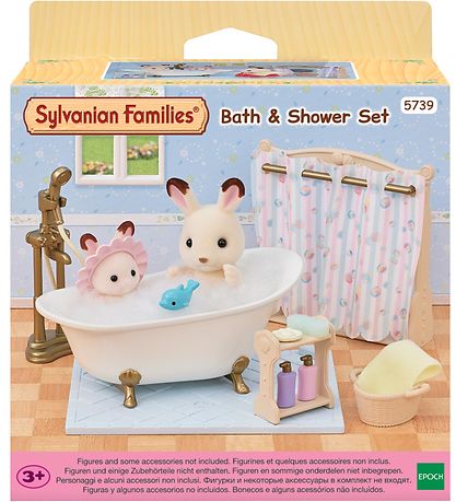 Sylvanian Families - Bath & Shower Set - 5739 Sylvanian Families - Bath & Shower Set - 5739