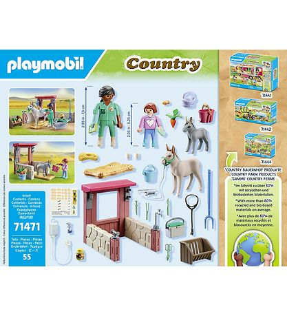 Playmobil Country - Veterinary mission with Æs... - 71471 - 55 P