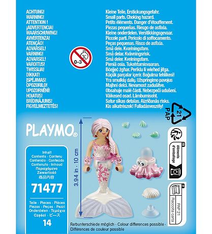 Playmobil SpecialPlus - Sjöjungfru med Squid Octopus - 14 Delar