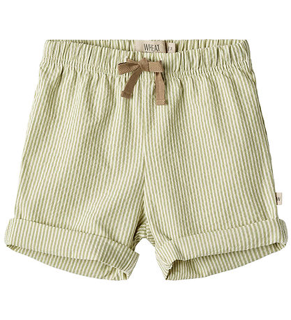 Shorts Wheat - Milton - Green Stripe Shorts Wheat - Milton - Green Stripe