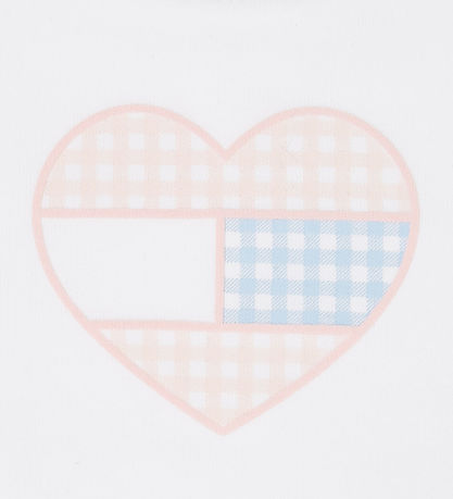 Tommy Hilfiger Sweatshirt - Gingham Flag - White