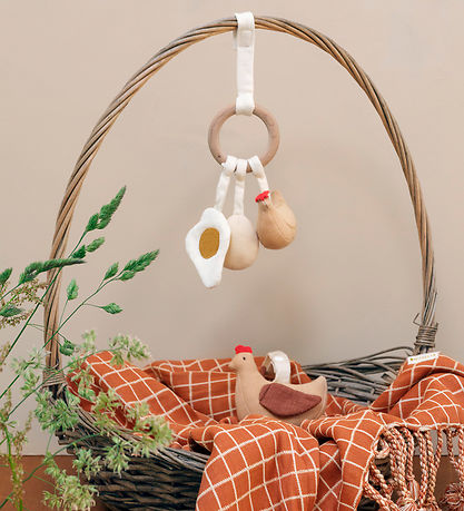 Jouet Suspendu Fabelab - Poulet Canard Oeuf Jouet Suspendu Fabelab - Poulet Canard Oeuf