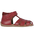 Pom Pom Sandaler - Forretter Scallop Velcro - Dusty Utg