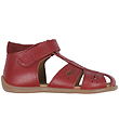 Pom Pom Sandals - Starters Drops Velcro - Dusty Red Pom Pom Sandals - Starters Drops Velcro - Dusty Red