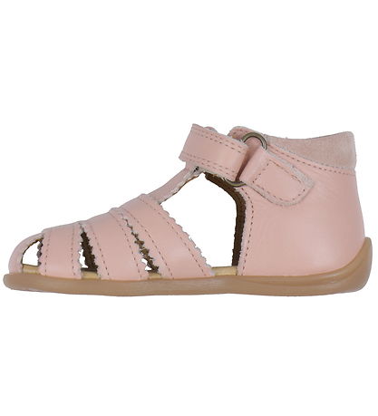Pom Pom Sandaler - Förrätter Scallop Velcro - Rose Pom Pom Sandaler - Förrätter Scallop Velcro - Rose