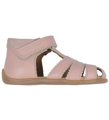 Pom Pom Sandaler - Förrätter Scallop Velcro - Rose Pom Pom Sandaler - Förrätter Scallop Velcro - Rose