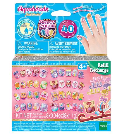 Aquabeads Bead Set - Nail Studio - Fancy Nail Refill