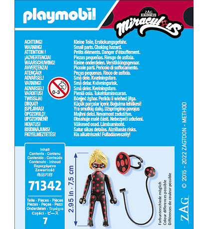 Miraculous Playmobil - Anti-insectes - 71342 - 7 Parties