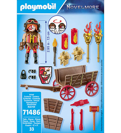 - Kahbooms Voiture de course Playmobil Novelmore - 33 Parties - 