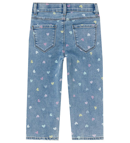 Name It Jeans - NmfBella - Medium+ Blue Denim/Hearts