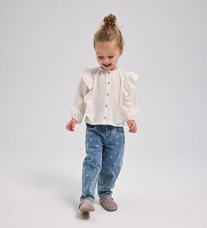 Name It Jeans - NmfBella - Medium+ Blue Denim/Hearts