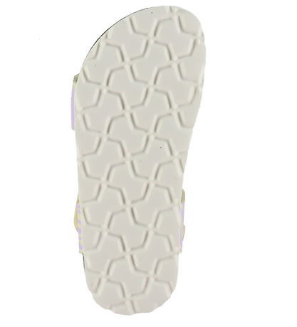 Superfit Sandaler - Fussbettpantoff - Gul/Lila