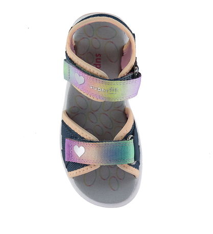 Superfit Sandals - Pebbles - Blue/Orange