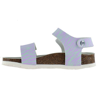 Superfit Sandals -Fussbettpantoff - Green/Purple
